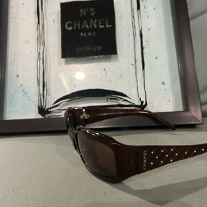 CHANEL Vintage Quilted CC Sunglasses 5097
